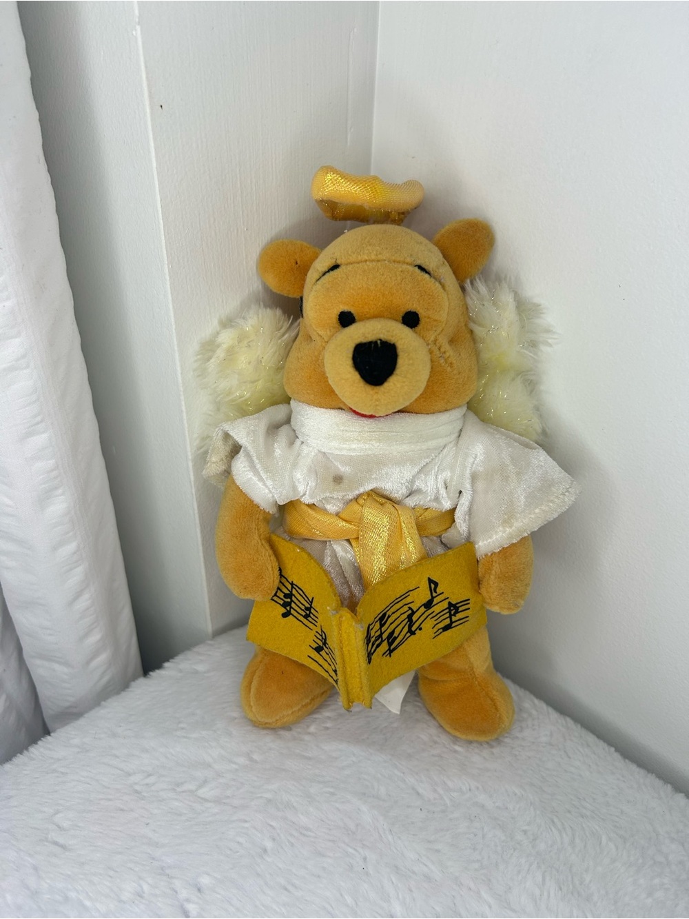 Disney Gold and Cream Winnie the Pooh Angel Plush Costume